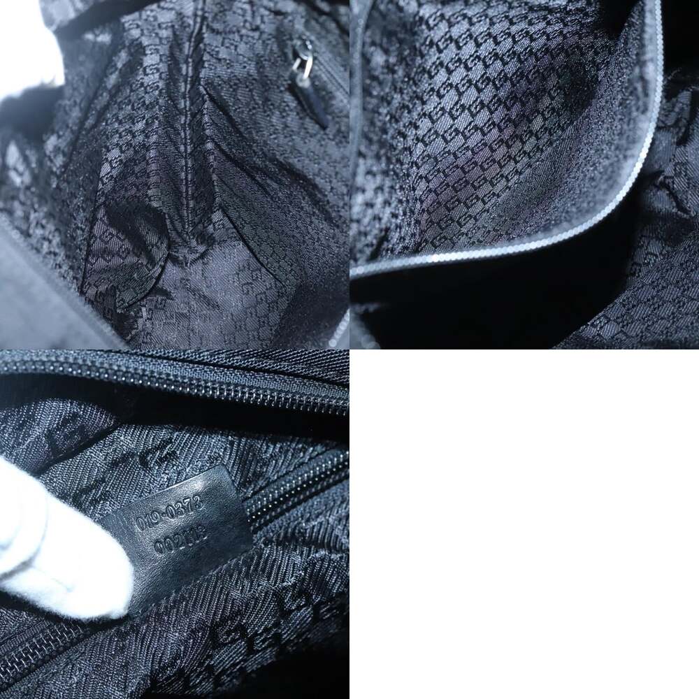 GUCCI Handbag Nylon Black Silver 019 019 - Picture 12 of 12